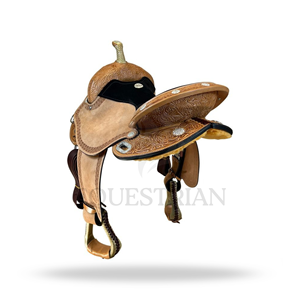 อานม้าสำหรับแข่งบาร์เรลเรซซิ่ง อานม้าขี่ม้า อุปกรณ์ขี่ม้า - Product Image 4