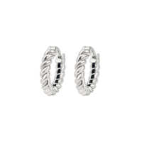 Boucles d'oreilles créoles élégantes style bohème indien pour femmes, en argent sterling 925 plaqué, légères, bijoux de mode, cadeaux d'anniversaire, pour rendez-vous galants