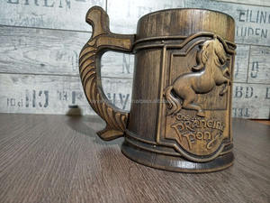 Acacia Wooden <b>Mug</b> Unique Design Kitchen and Tabletop <b>Handmade</b> Wooden Drink ware <b>Mugs</b> from India - Product Image 2