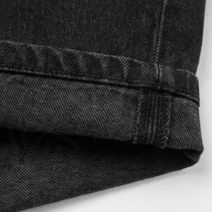 Shorts en jean pour femme en coton de haute qualité, grande taille, décontractés, style sport, unis, avec effet push-up et mini-déchirures - Product Image 6