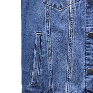 Men <b>Jeans</b> Vest Winter Outer Wear Breathable Classic Casual Fashion with Comfortable Fit and Simple Look - Product Image 5
