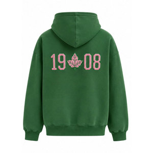 Sudadera Alpha Kappa Alpha AKA Sorority, Sudadera Rosa y Verde, Prenda Cómoda con Estilo Griego - Product Image 3