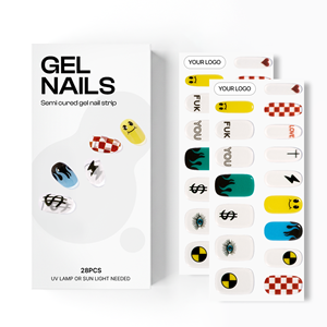 Coreano 100% Real Salon Calidad Prensa en uñas de gel Gel Adhesivo para uñas manicura Venta al por mayor Certificado - Product Image 1