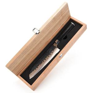 Caja de Exhibición de Cuchillos de Cocina de Acero Inoxidable Personalizada, Caja de Madera para Cuchillos de Chef y Cuchillos de Rebanar - Product Image 5