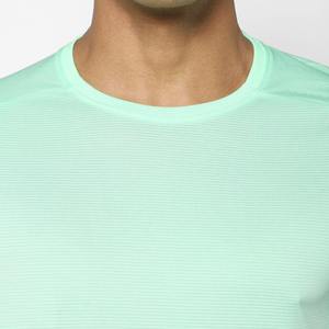 Camiseta de Manga Corta para Hombre, Color Verde Menta, Corte Regular, Cuello Redondo, Estilo Casual, 100% Poliéster, Tejido de Punto, Color Sólido, Secado Rápido, Servicio OEM - Product Image 5