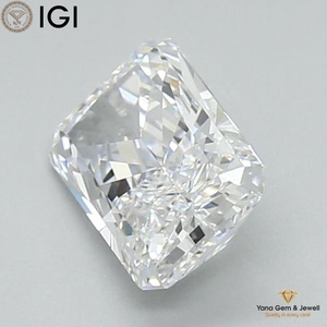 Stunning Brilliance Radiant Cut 1.40 Carat CVD Lab Grown Diamond with IGI Certificate D Color VVS2 Clarity for <b>Statement</b> <b>Ring</b> - Product Image 6