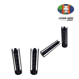 Manchon d'espacement cylindrique en plastique personnalisé OEM/ODM, moulé par injection, avec tube central à nervures internes, insert de support haute résistance - Product Image 3