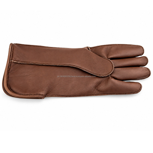 Gants de fauconnerie en cuir souple double couche de haute qualité, personnalisables, 30 cm, taille sur mesure, pour le chasse au gibier, thermiques, vente en gros - Product Image 1