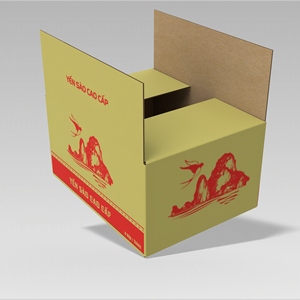 Caja de Cartón Corrugado Ecológica Impresa Personalizada con Materiales Reciclados para Nido de Pájaro Comestible, Empaque Funcional Premium para Alimentos - Product Image 2