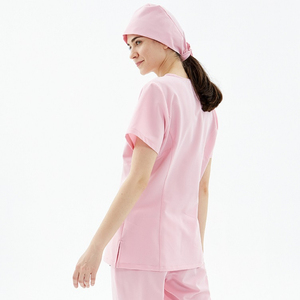 Wholesale Women Medical Scrubs <b>Set</b> Soft Stretchy Surgical Nurse <b>Doctor</b> Hospital Uniform Comfortable Nursing Scrubs - Product Image 3