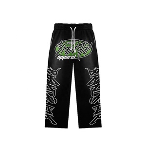 Custom Logo 100% Cotton Acid Wash Sweat <b>Suit</b> Unisex Wide Sweat Pants Track <b>Suits</b> Zip up Hoodie <b>and</b> Jogger Set - Product Image 5