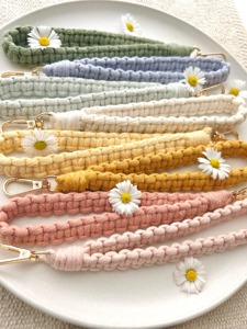 Big Size Rope Key Chain for Mobile Keys Handmade Stylish <b>Keyring</b> Decorative Bag Charm Strong Rope Accessory And Gift Item - Product Image 2
