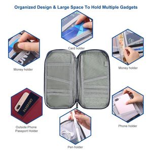Portable Travel <b>Passport</b> <b>Wallet</b> for Daily Business Use - Product Image 3