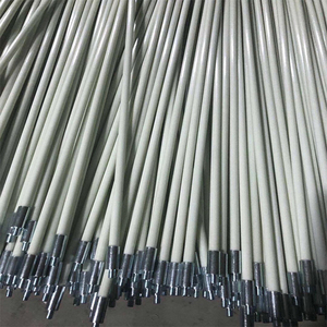 High Strength Corrosion Resistant Solid Fiberglass <b>Rods</b> Large and Small Shed Brackets with Cutting Service Smooth Surface - Product Image 2