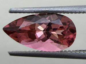 Pierre de tourmaline naturelle rose véritable, taille brillant poire, pour la fabrication de bijoux, bagues, pendentifs, cadeau de collection, pierres précieuses rares, Shamim Gems - Product Image 2