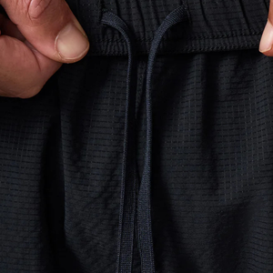 Shorts d'entraînement en mesh noir pour hommes, taille élastique, pour la gym, la course à pied, vêtements de sport légers, shorts de sport pour hommes - Product Image 5