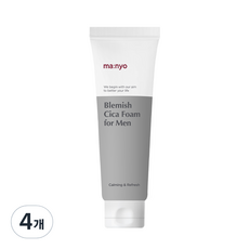 Manyo Factory - Limpiador Facial en Espuma Cica con Fragancia Natural de 120 ml para Hombres con Piel Sensible y Acné, Paquete de 4 Unidades, con Descuento - Product Image 1