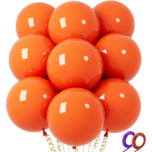 32pcs 18-Inch Orange Large Latex Party <b>Balloons</b> <b>Round</b> Big <b>Balloons</b> for Birthday & Wedding Decorations - Product Image 1