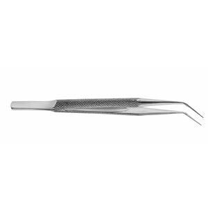 Pinzas de Capsulorrexis Utrata con Mango Redondo de Acero Inoxidable Reutilizables, Instrumento Quirúrgico Oftálmico Manual para Cataratas - Product Image 2