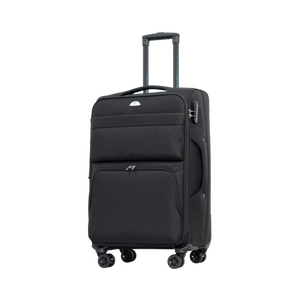 HUNGPHAT Fashionable Classic Modern Durable <b>Light</b> Weight Soft Shell 8-Wheel Spinner Luggage Set Expandable Zipper TSA Lock Large - Product Image 6