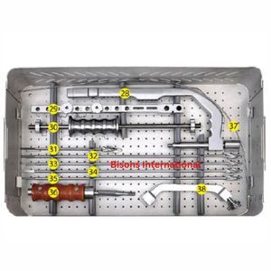 Kit d'instruments pour la reconstruction fémorale avec clou intramédullaire BISONS – Kit chirurgical orthopédique - Product Image 3