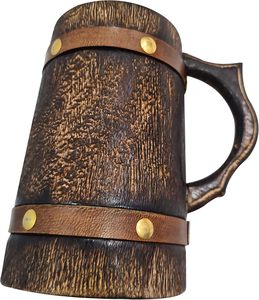 Fabrication de tasses en bois écologiques faites à la main, tasse à boire en bois naturel pour la maison, disponible - Product Image 5