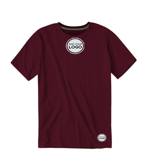 OEM Custom Logo Premium FORGO SPORTS Slim Fit Eco-Friendly Soft Cotton Blend Performance T-<b>Shirt</b> Wholesale <b>Mens</b> Tee - Product Image 1