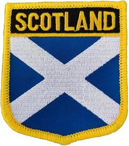 Écussons du drapeau écossais à coudre ou à repasser, patch brodé Écosse - Product Image 1