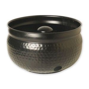Contenedor de Manguera de Jardín de Cobre Repujado con Diseño de Banda Decorativa, Organizador de Tuberías de Agua para Exteriores - Product Image 4