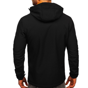 <b>Men's</b> Dark Gray Casual Fleece Jacket Animal/Dot/Heart Print Stand Collar Zipper Closure Waterproof Windproof Front Autumn <b>Wear</b> - Product Image 4