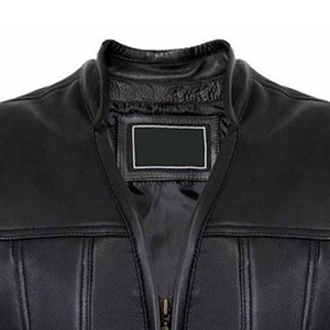 เสื้อกั๊กหนังคาวบอยแบรนด์หนังแท้แบบคลาสสิกออกแบบได้ตามต้องการ - Product Image 2
