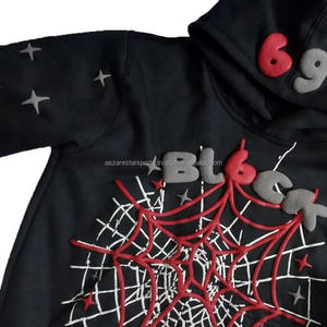 Sudadera con Capucha Térmica Corta, Estampada, sin Cordones, Estilo Urbano, con Logotipo Personalizado, para Hombre, Fabricante de Sudaderas con Impresión Serigráfica - Product Image 4