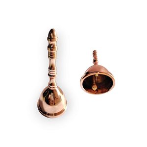beautifully crafted Metal Brass Hand Bell Reception or service bell Classroom or meditation - Product Image 4