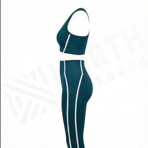 Conjunto de Yoga para Mujer, Traje Deportivo para Gimnasio, Bra Deportivo, Leggings, Pantalones, Ropa Deportiva de Diseño Personalizado, Ropa Atlética - Product Image 3