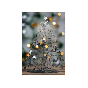 Galvanised Aluminium Christmas tree Beautiful and Premium Silver Finish Aluminium Christmas Tree Table Decor Festive home - Product Image 4