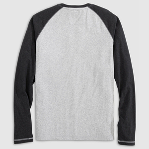 Camiseta de Béisbol Casual de Manga Larga para Hombre, con Cuello Ribeteado en Contraste, 100% Algodón Jersey Transpirable, Personalizada al por Mayor - Product Image 5