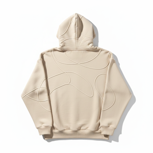 Wholesale <b>Men</b> Oversized Blank Plain Hoodies No String Custom Patchwork Vintage Hoodie - Product Image 3