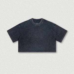 Chemise crop top pour femme, tissu doux, design élégant, parfaite pour un usage quotidien décontracté et des tenues modernes. - Product Image 5