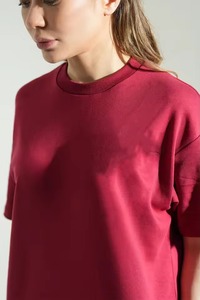 Camiseta Básica Informal Premium de Cuello Redondo y Manga Corta, Camiseta Personalizada para Mujer, Fabricante de Camisetas en Pakistán - Product Image 4