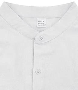 2026 Summer Vacation Style Men's Khaki 100% Cotton Woven Satin Solid Short Sleeve Shirt Long Pants Shorts Set Casual Beach 2pcs - Product Image 4
