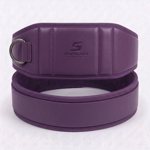 Ceinture de musculation double en néoprène avec support dorsal de 5,5 pouces, ceinture de musculation grise respirante en néoprène rembourré - Product Image 4