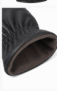 Gants de mode en peau de mouton de qualité supérieure pour hommes et femmes, chauds pour l'hiver, compatibles écran tactile, doublés polaire, pour l'extérieur, vente en gros - Product Image 4