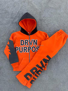 Sweat à capuche personnalisé imprimé en relief, fabricant de sweats à capuche 100 % coton pour hommes, sweat à capuche en molleton, pull à capuche - Product Image 3