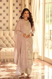 Traje Georgette de Talla Única con Bordado y Adornos de Cuentas para la Colección India y Pakistaní - Product Image 2