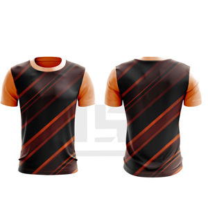 Camiseta de Hombre Tejida de Punto Grueso con Tie-Dye, Logotipo Frontal Minimalista, Cuello Redondo, Manga Corta, Corte Regular, Spandex/Poliéster, Casual - Product Image 6