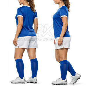 Uniformes de Fútbol para Jóvenes y Adultos, Diseño Moderno, Transpirables, de Color Sólido, Uniformes de Fútbol Femeninos, Nuevo Diseño, Logotipo Personalizado - Product Image 3