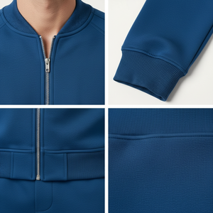 Custom Men Tracksuit Set <b>Jacket</b> and Jogger Pants Gym Training Tracksuit with Custom Logo OEM Factory - Product Image 6