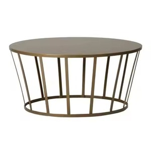 Trending Design Modern White <b>Marble</b> Top Black Metal <b>Nesting</b> Coffee <b>Table</b> Set For Apartment Parlor Coffee <b>Table</b> - Product Image 3