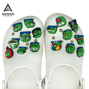 จี้รองเท้ารูปกบการ์ตูนน่ารักจาก AIFRAN วัสดุ PVC นิ่ม ตกแต่งรองเท้าแบบสวม ทำเองได้ ของขวัญสำหรับเด็ก - Product Image 2