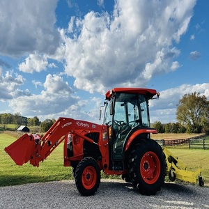 Tracteur agricole Kubota L6060 en stock avec moteur haute performance, idéal pour les travaux de récolte et de labour. Achetez en toute confiance. - Product Image 3